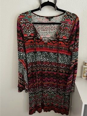 Cupio Aztec print dress